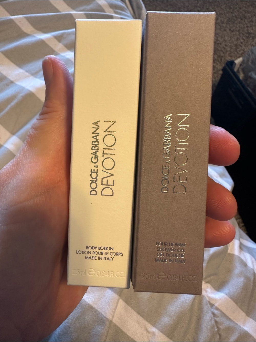Dolce & Gabbana lotion/shower gel set